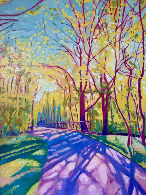 IMG_1410-1-scaled-1 12" x 16" Cherokee Park in Spring no. 3 Paper Print