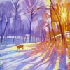 IMG_2440 Cherokee Park in Winter no. 5. Paper Print