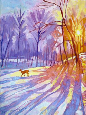 Cherokee Park in Winter no. 5 Canvas Print