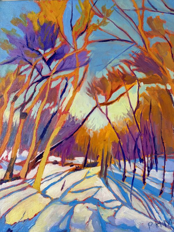 IMG_2445 Cherokee Park in Winter no. 3 Canvas Print
