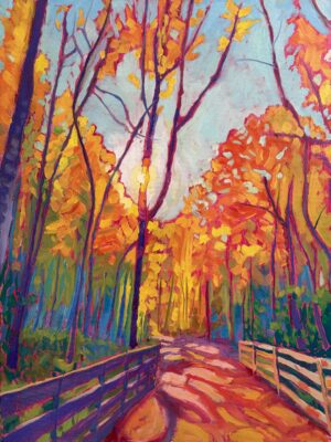 Cherokee Park in Fall no. 3 Canvas Print